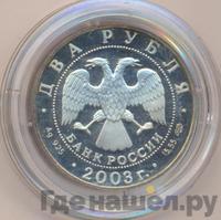 2 рубля 2003 года СПМД