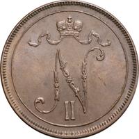 10 пенни 1895 года  Для Финляндии