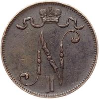 5 пенни 1910 года  Для Финляндии