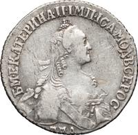 Полуполтинник 1774 года ММД СА