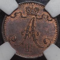 1 пенни 1894 года  Для Финляндии