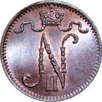1 пенни 1899 года  Для Финляндии