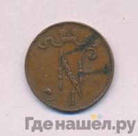 5 пенни 1897 года  Для Финляндии