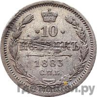 10 копеек 1883 года