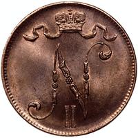 5 пенни 1915 года  Для Финляндии