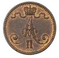 1 пенни 1875 года  Для Финляндии