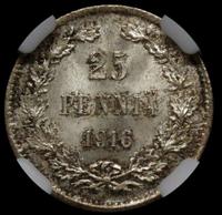 25 пенни 1916 года S Для Финляндии