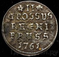 2 гроша 1761 года  Для Пруссии
