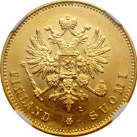 20 марок 1891 года L Для Финляндии