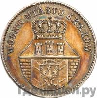 1 злотый 1835 года  Город Краков