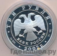 3 рубля 2002 года СПМД