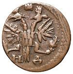 1 копейка 1719 года