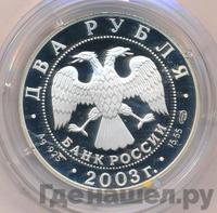 2 рубля 2003 года СПМД