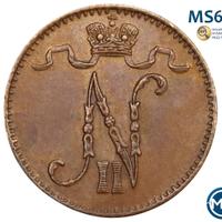 1 пенни 1903 года  Для Финляндии