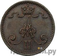 1 пенни 1872 года  Для Финляндии