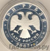 3 рубля 2007 года СПМД
