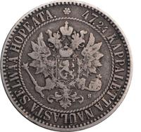 2 марки 1865 года S Для Финляндии