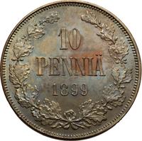 10 пенни 1899 года  Для Финляндии