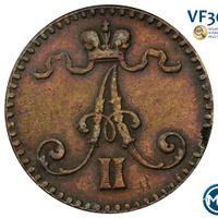 1 пенни 1864 года  Для Финляндии