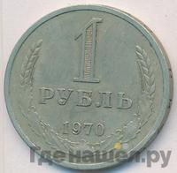 1 рубль 1970 года