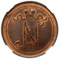 10 пенни 1911 года  Для Финляндии