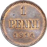 1 пенни 1914 года  Для Финляндии