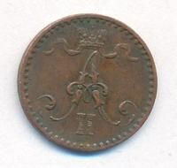 1 пенни 1867 года  Для Финляндии