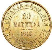 20 марок 1910 года L Для Финляндии