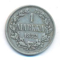 1 марка 1872 года S Для Финляндии