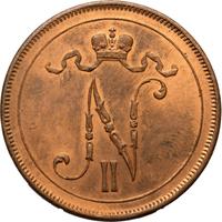 10 пенни 1916 года  Для Финляндии