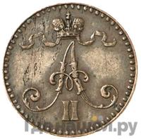 1 пенни 1864 года  Для Финляндии