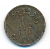 5 пенни 1899 года  Для Финляндии