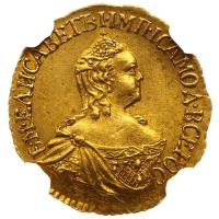 1 рубль 1756 года