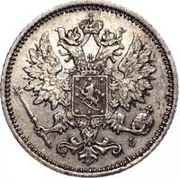 25 пенни 1891 года L Для Финляндии