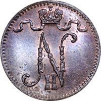 1 пенни 1900 года  Для Финляндии