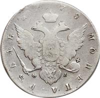 1 рубль 1778 года СПБ ФЛ