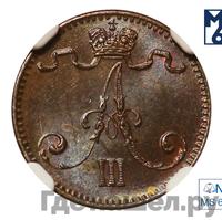 1 пенни 1882 года  Для Финляндии