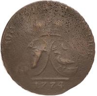 2 пара - 3 копейки 1773 года