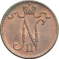 1 пенни 1901 года  Для Финляндии