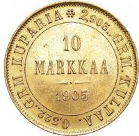 10 марок 1905 года L Для Финляндии