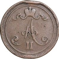 10 пенни 1865 года  Для Финляндии