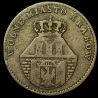 5 грошей 1835 года  Город Краков