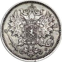 25 пенни 1890 года L Для Финляндии