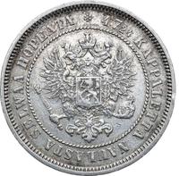 2 марки 1872 года S Для Финляндии