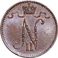 1 пенни 1901 года  Для Финляндии