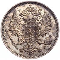 25 пенни 1875 года S Для Финляндии