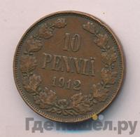 10 пенни 1912 года  Для Финляндии
