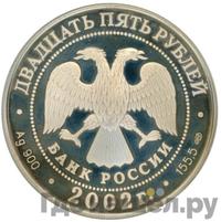 25 рублей 2002 года СПМД