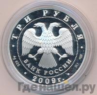 3 рубля 2009 года СПМД