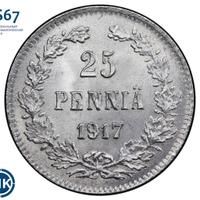 25 пенни 1917 года